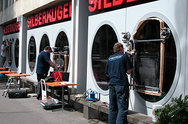 vetrox, glaskratzer entfernen, glasreparatur, verkratztes glas, glasschutz, esg, vsg, isolierglas, glasoberfläche, float, brandschutzglas